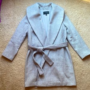 ANN TAYLOR Petite Medium Grey Coat